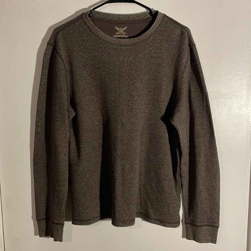 Faded Glory casual sweater - sz Medium brown/green